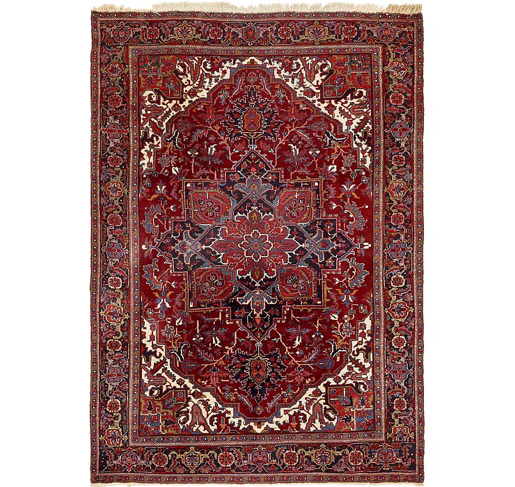 7' 8 x 10' 10 Heriz Persian Rug