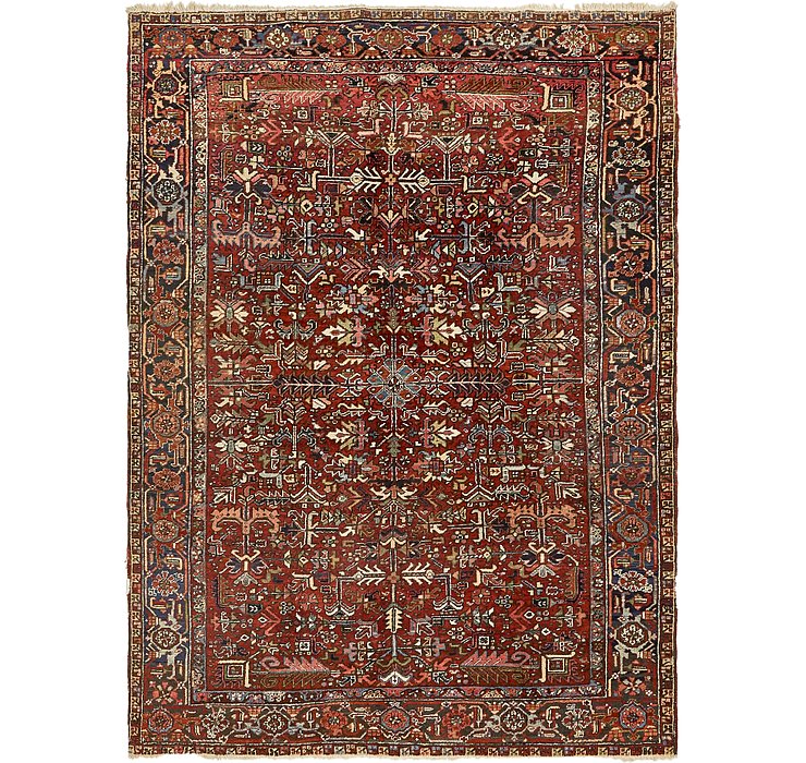 7' 4 x 10' Heriz Persian Rug