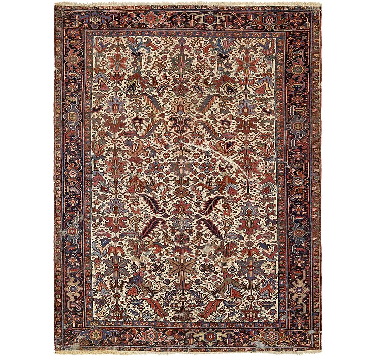 8' 2 x 10' 9 Heriz Persian Rug