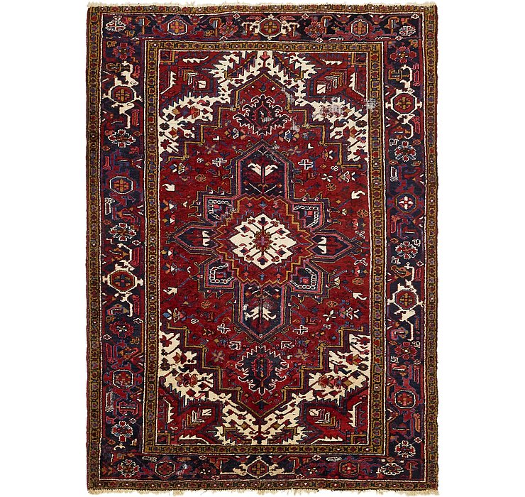 6' 5 x 8' 9 Heriz Persian Rug