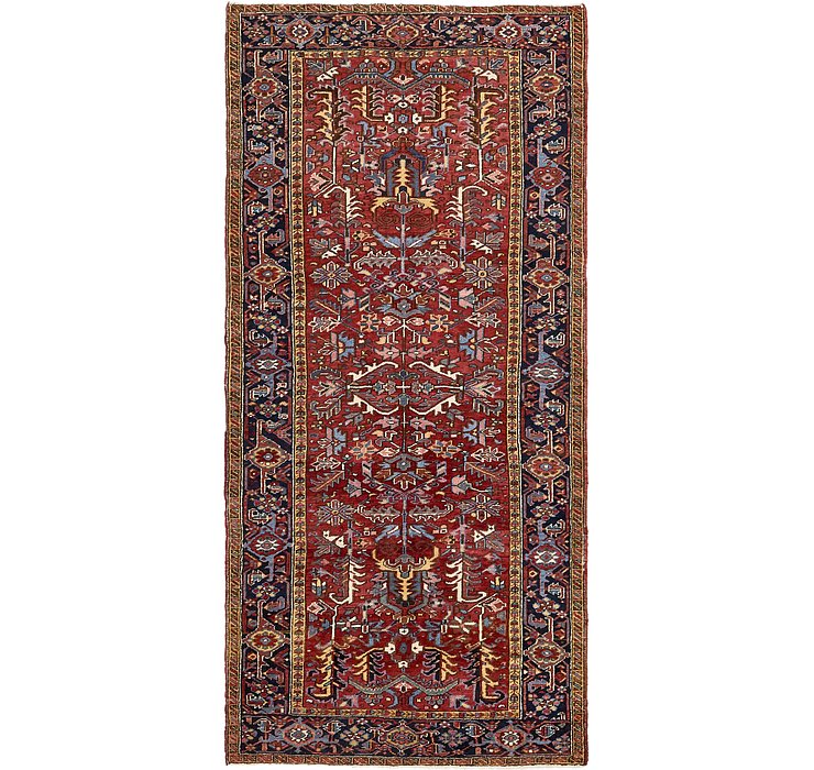 5' 4 x 11' 3 Heriz Persian Runner Rug