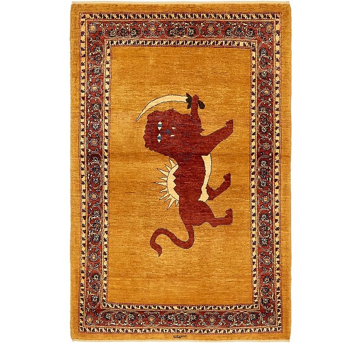 3' 9 x 6' Ghashghaei Persian Rug