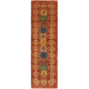 Unique Loom 2' 10 x 10' 6 Ghashghaei Persian Runn...