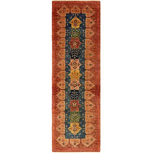 3' x 10' 2 Ghashghaei Persian Runn...