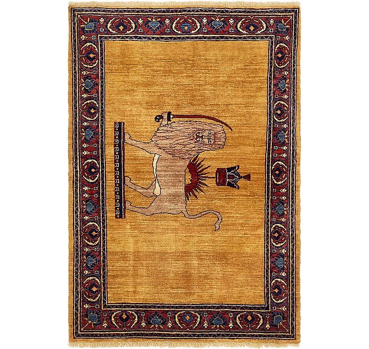3' 6 x 5' 2 Ghashghaei Persian Rug