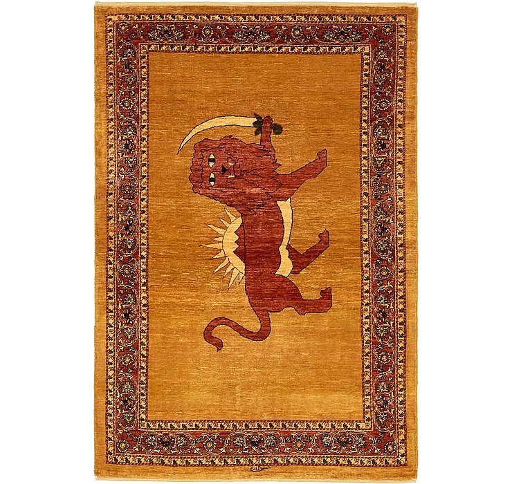 3' 7 x 5' 6 Ghashghaei Persian Rug