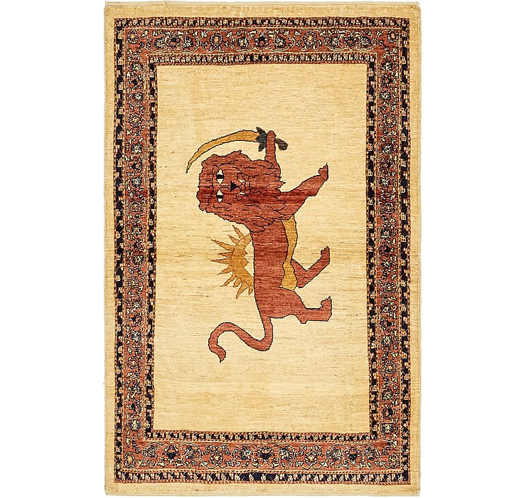 3' 7 x 5' 8 Ghashghaei Persian Rug