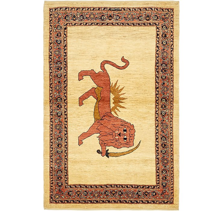 3' 5 x 5' 7 Ghashghaei Persian Rug