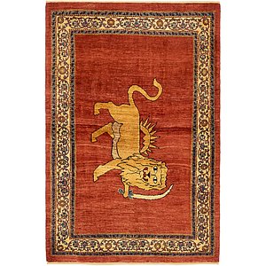 3' 8 x 5' 8 Ghashghaei Persian Rug