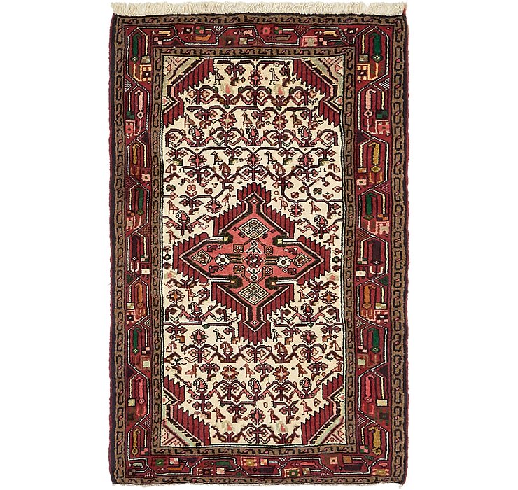 2' 7 x 4' 4 Mazlaghan Persian Rug