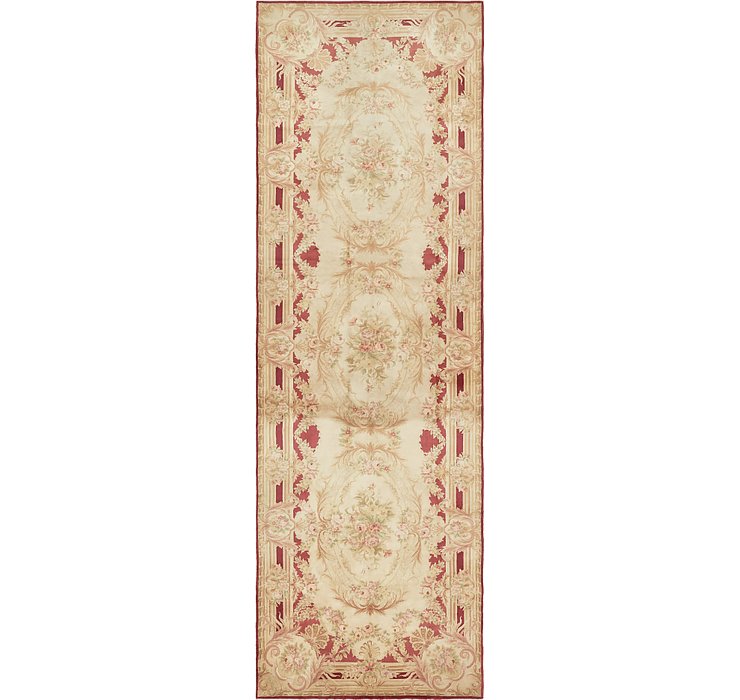 6' 8 x 26' 3 Classic Aubusson Runner...