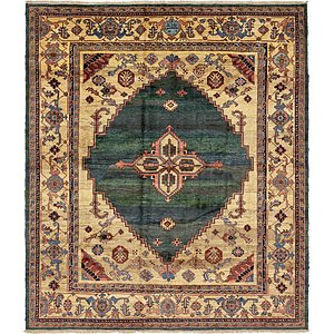 13' 7 x 15' 5 Heriz Persian Rug