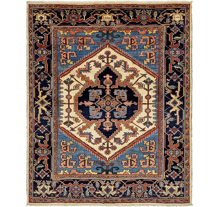 12' 6 x 15' 3 Heriz Persian Rug