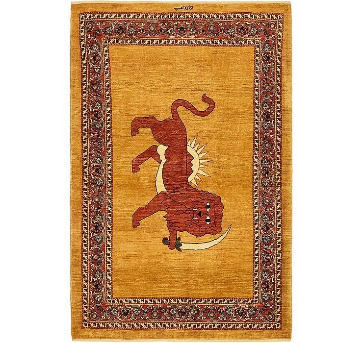 3' 10 x 6' Ghashghaei Persian Rug