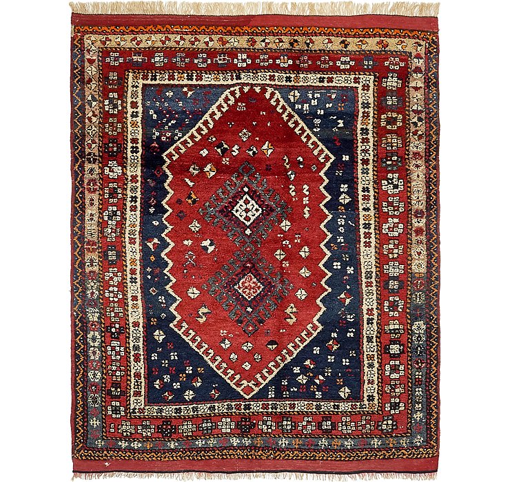 4' 6 x 6' Ghashghaei Persian Rug