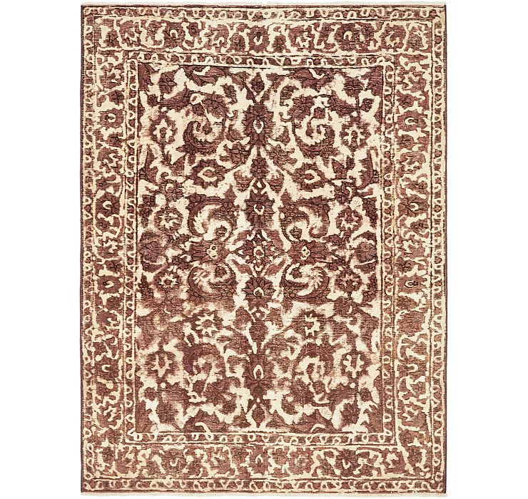 4' 8 x 6' 3 Ultra Vintage Persian Rug
