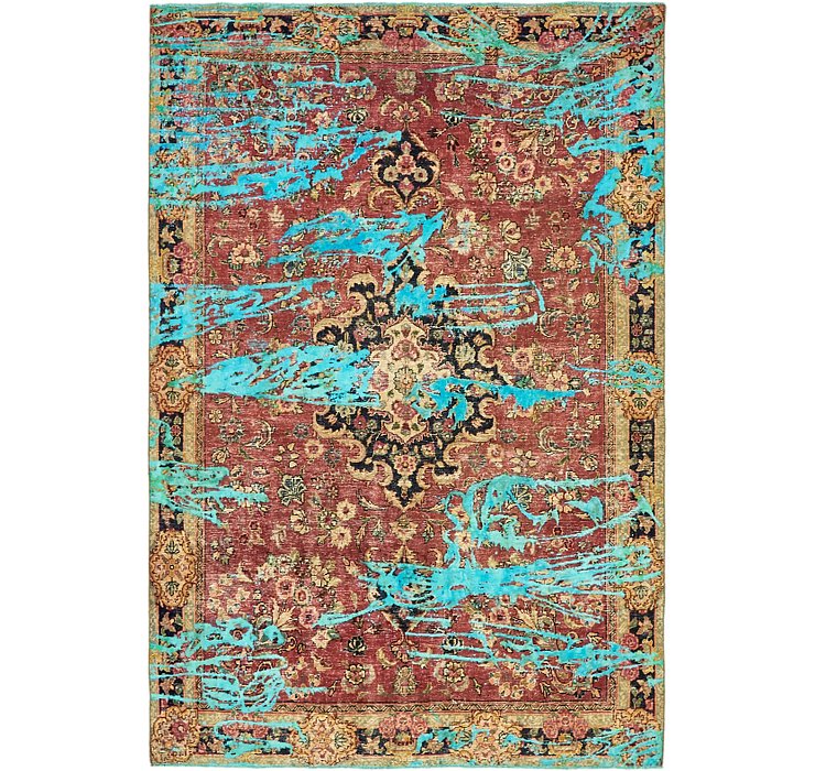 165cm x 245cm Ultra Vintage Persian Rug