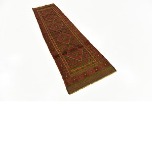 HandKnotted 2' x 8' 3 Sumak Runner Rug