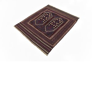 Unique Loom 3' 10 x 4' 8 Sumak Rug