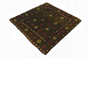 Unique Loom 4' 3 x 4' 5 Sumak Square Rug