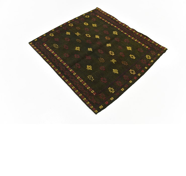 4' 2 x 4' 4 Sumak Square Rug