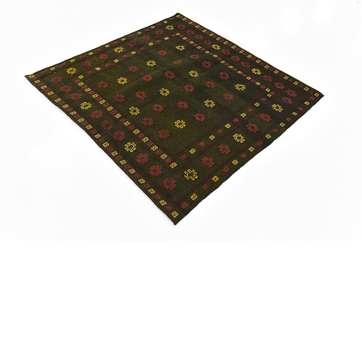 4' 3 x 4' 6 Sumak Square Rug
