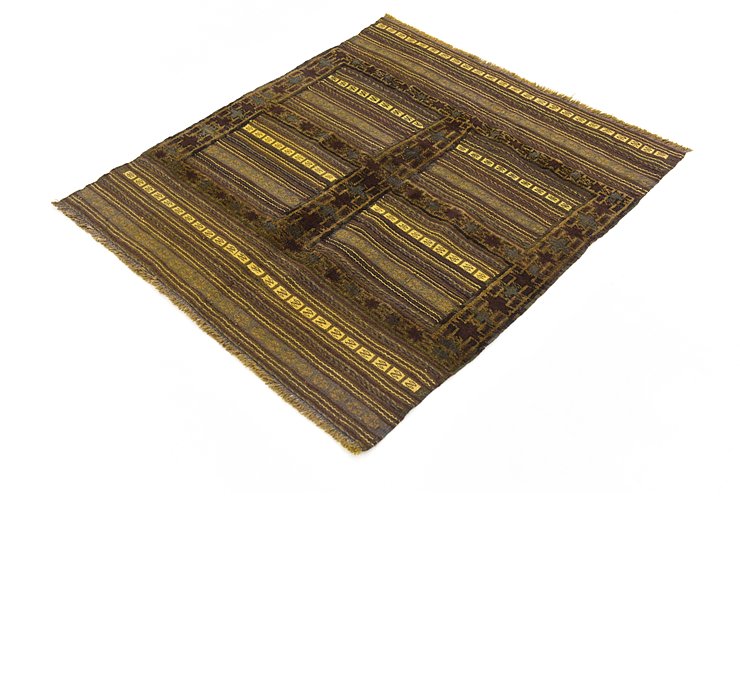 3' 4 x 3' 10 Sumak Square Rug
