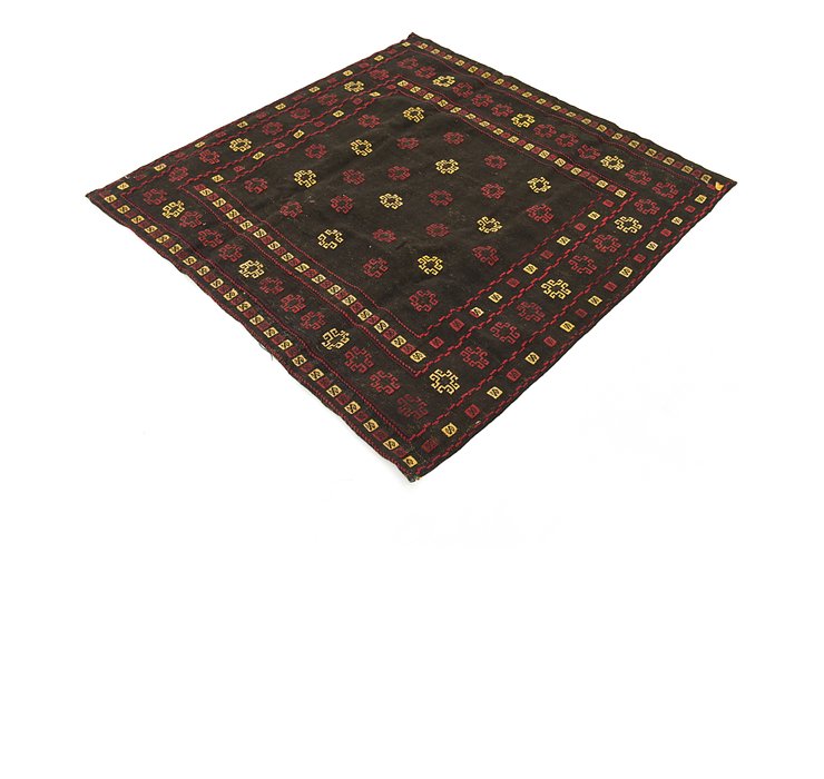 4' 5 x 4' 6 Sumak Square Rug