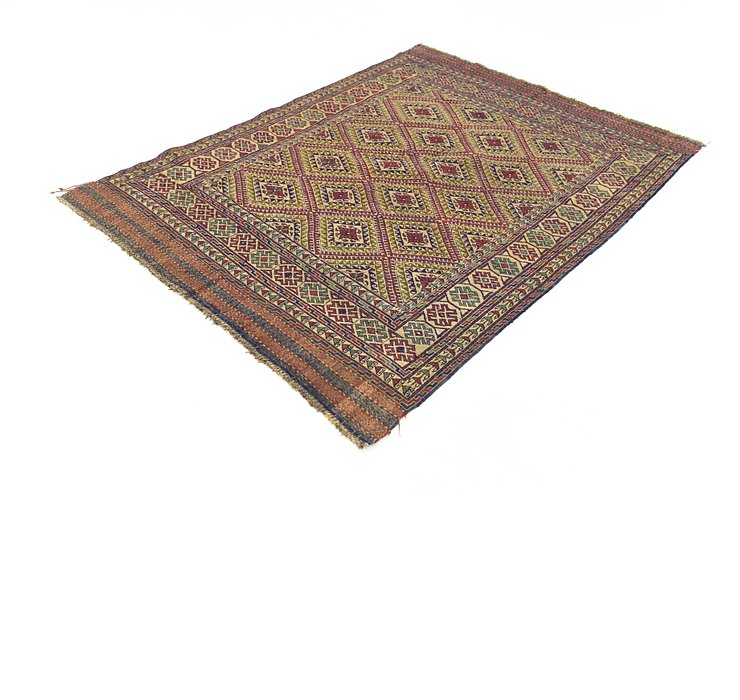 5' x 6' 9 Sumak Oriental Rug