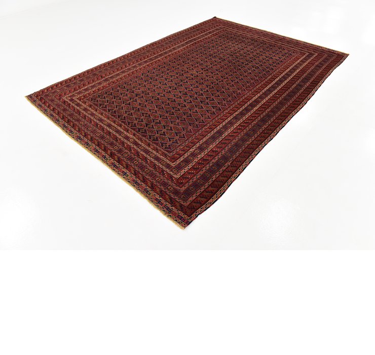 HandKnotted 6' 7 x 9' 6 Sumak Rug