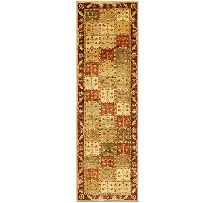 2' 10 x 9' 7 Peshawar Ziegler Runner...