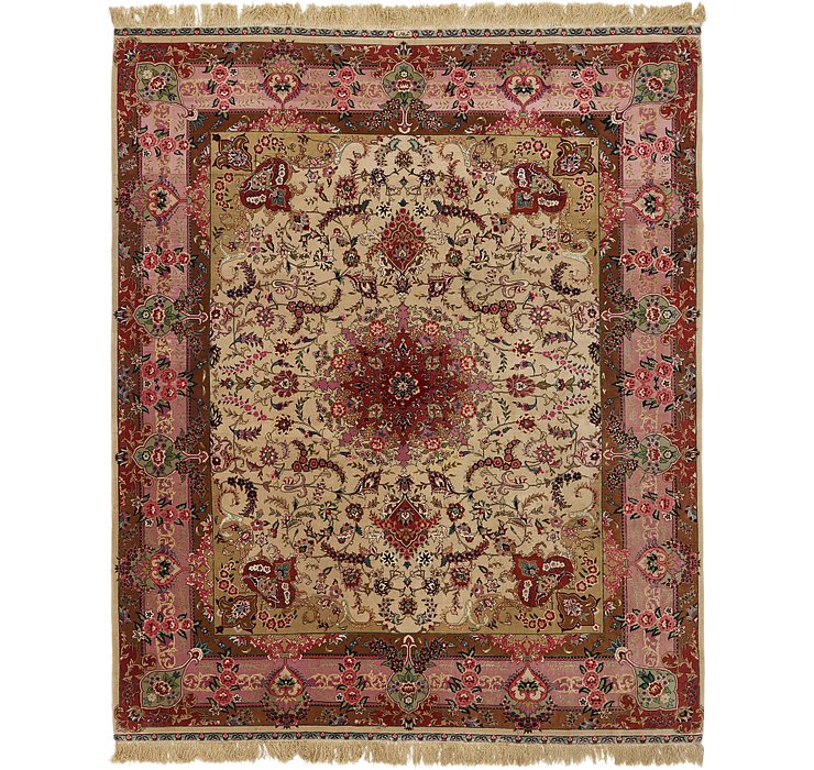 8' 2 x 10' 2 Tabriz Persian Rug