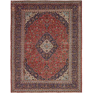 9' 10 x 12' 8 Kashan Persian Rug