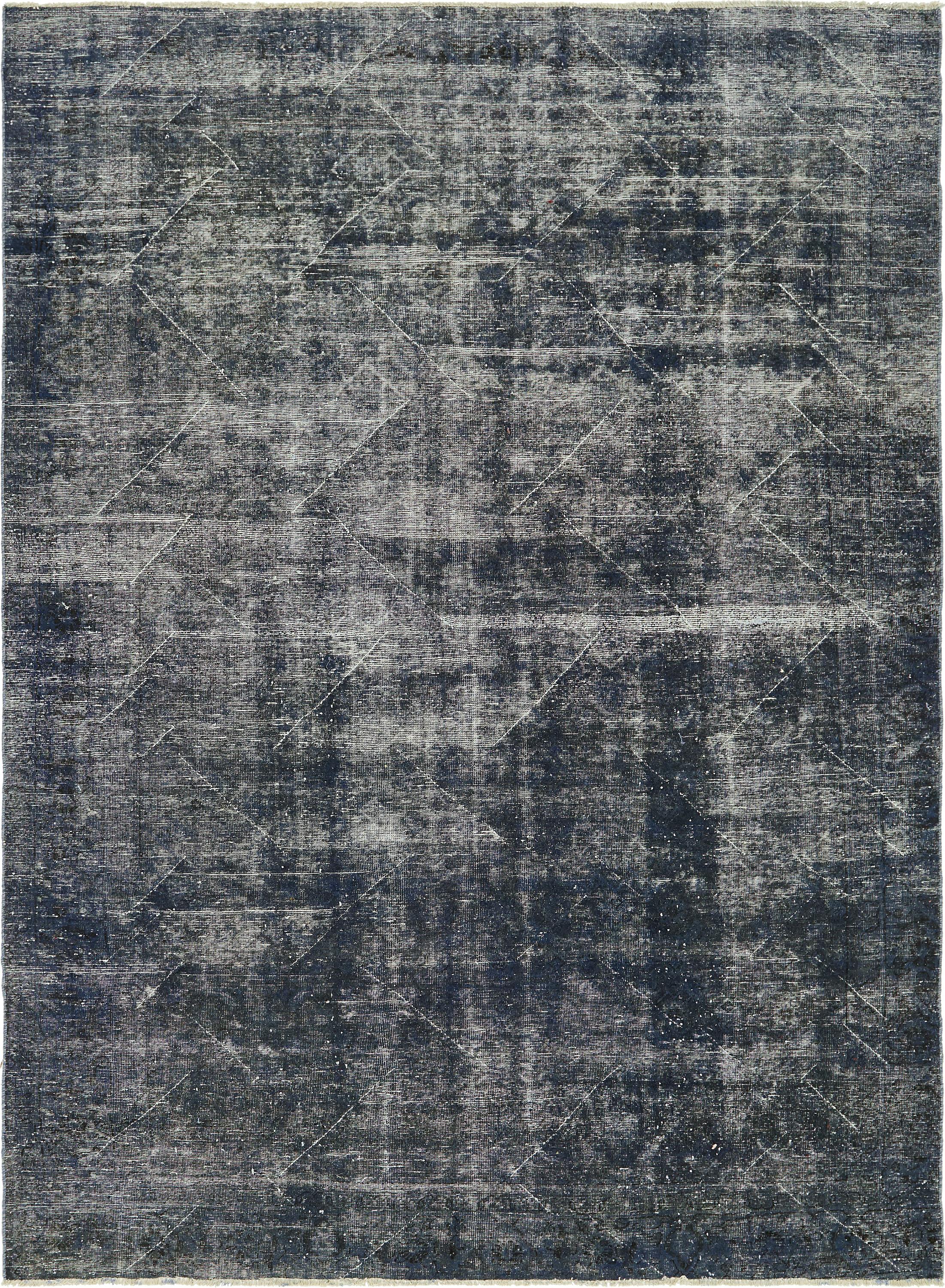 Dark Blue 8' 10 x 12' Ultra Vintage Persian Rug eSaleRugs