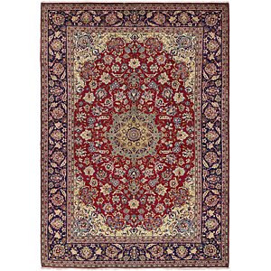 9' 8 x 13' 6 Isfahan Persian Rug