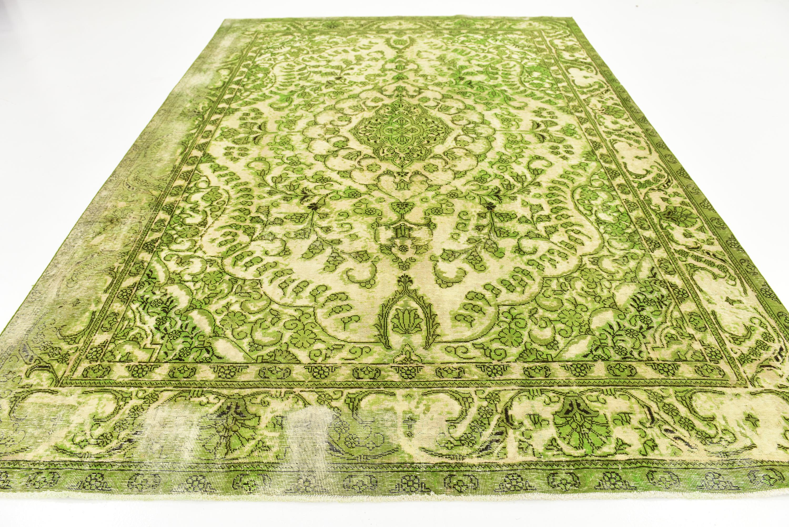 Green 8' x 11' 4 Ultra Vintage Persian Rug eSaleRugs