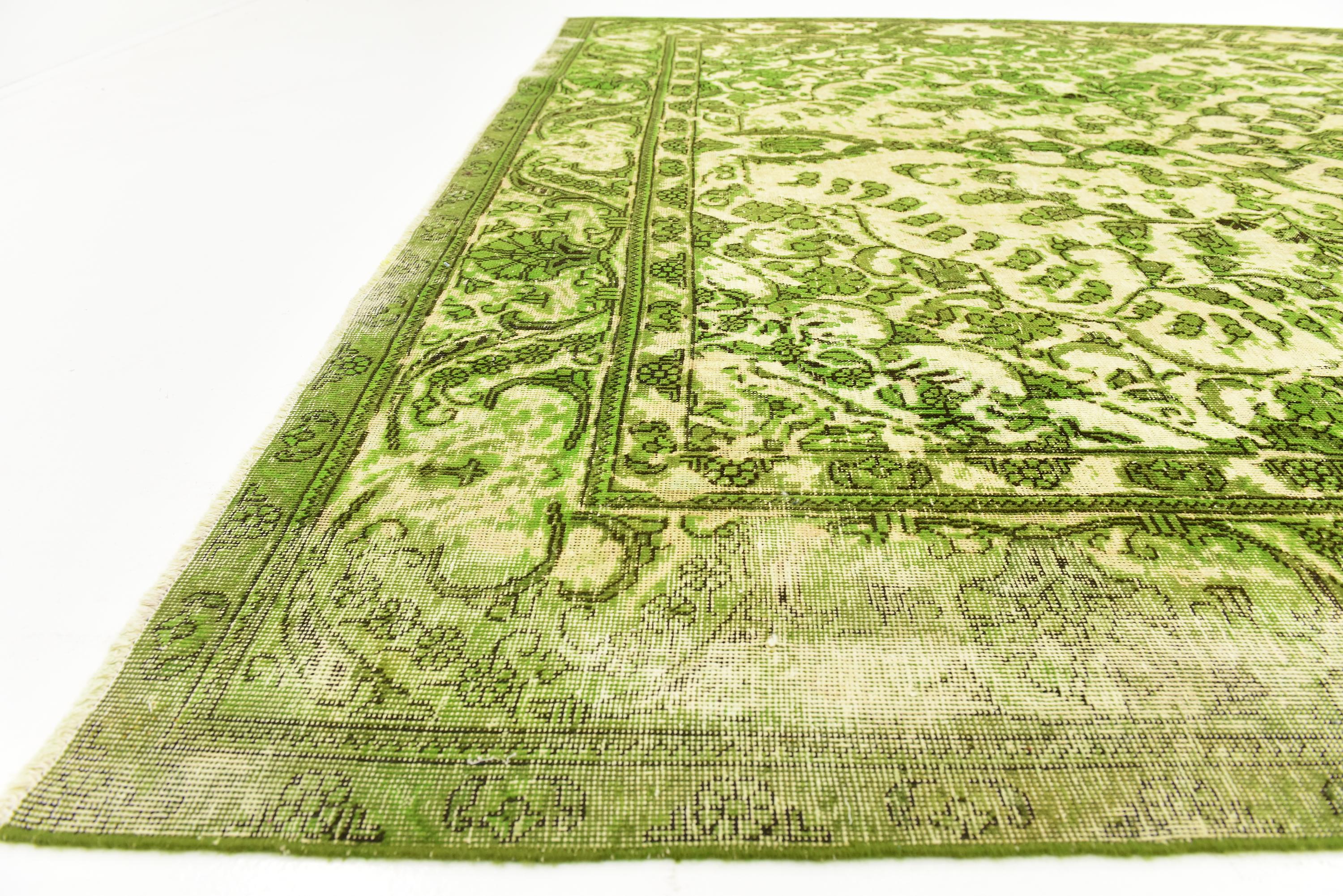 Green 8' x 11' 4 Ultra Vintage Persian Rug eSaleRugs