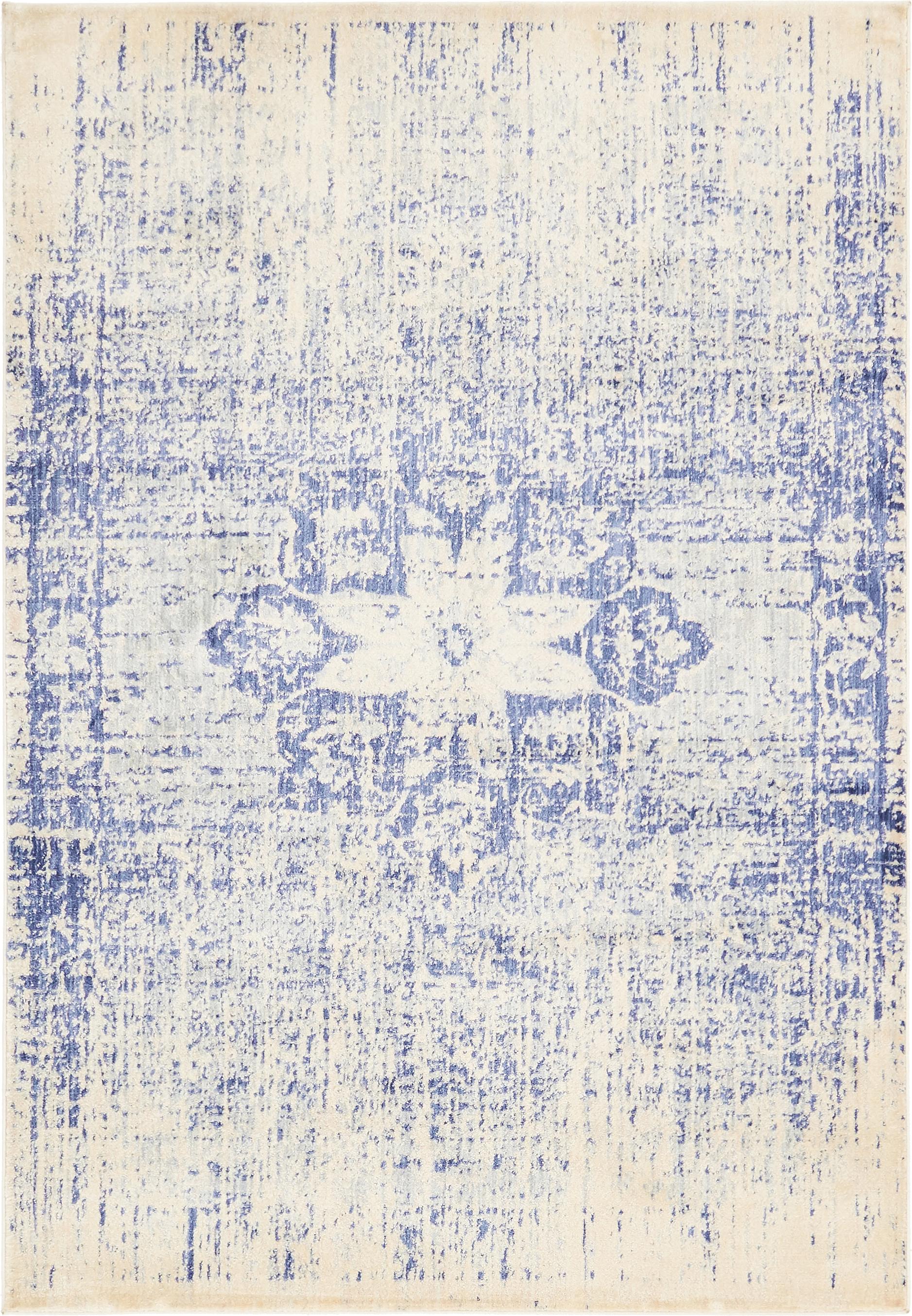 Navy Blue 5' 3 x 7' 8 Lexington Rug eSaleRugs