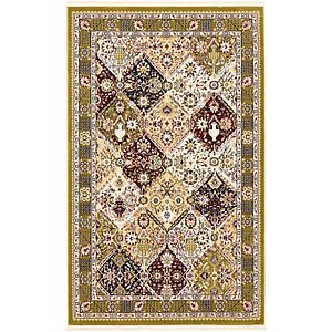 Unique Loom 5' x 8' 2 Tabriz Design Rug