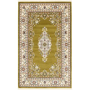 Unique Loom 5' x 8' Tabriz Design Rug