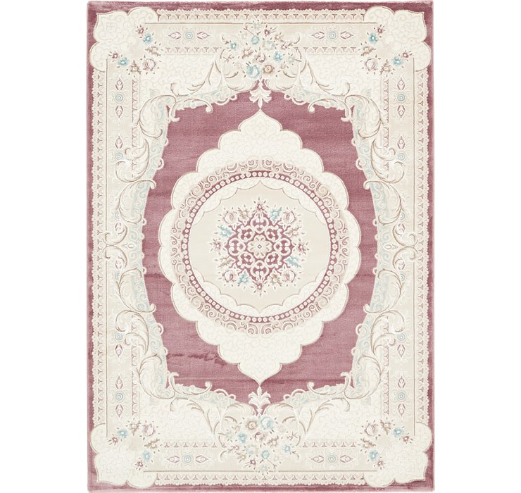 6' 7 x 9' 3 Classic Aubusson Rug