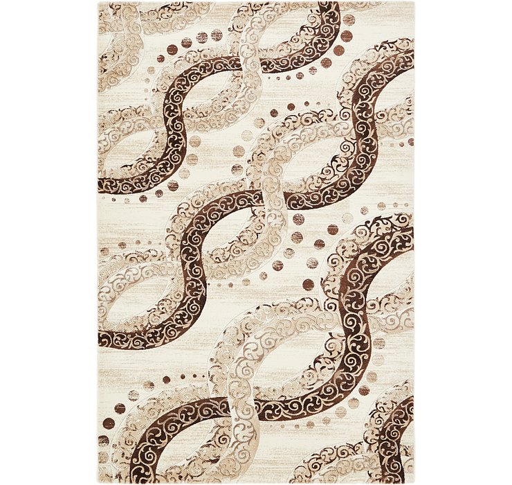 6' 7 x 10' Reproduction Gabbeh Rug