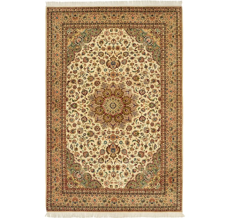 6' 9 x 10' 2 Tabriz Persian Rug