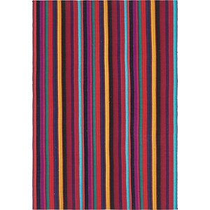 Unique Loom 4' 3 x 6' 3 Kilim Fars Rug