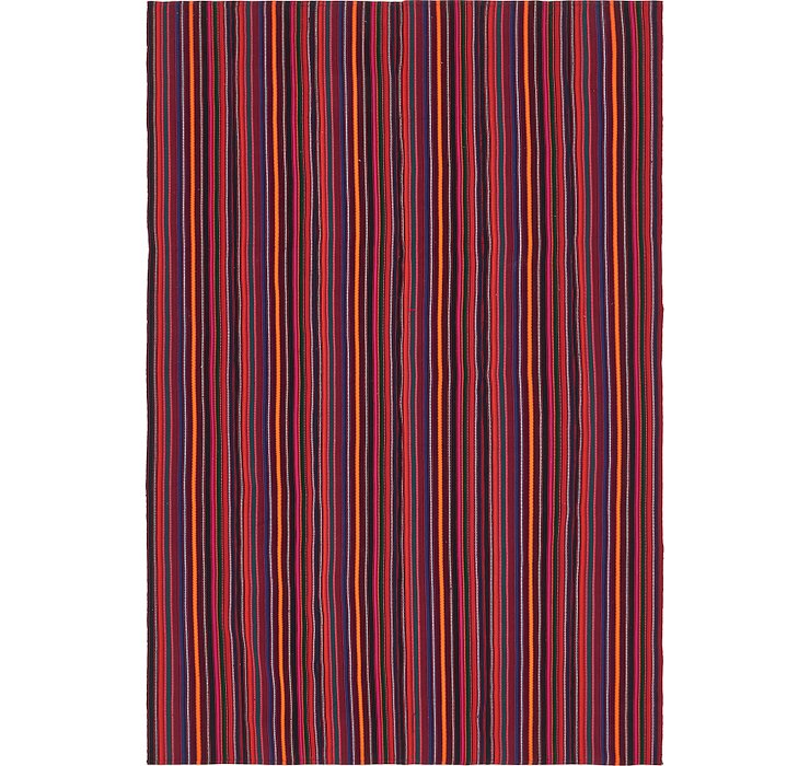 6' 2 x 9' 3 Kilim Fars Rug