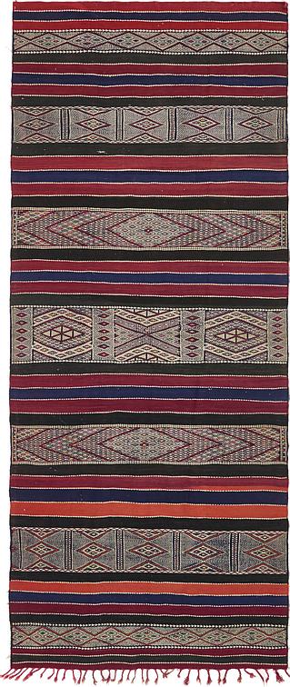 Multi 5 2 X 12 9 Moroccan Oriental Runner Rug Rugs Main Image Of Rug