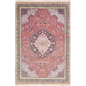 6' x 9' 5 Kashmir Oriental Rug