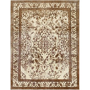 HandKnotted 9' 9 x 12' 9 Ultra Vintage Persian Rug