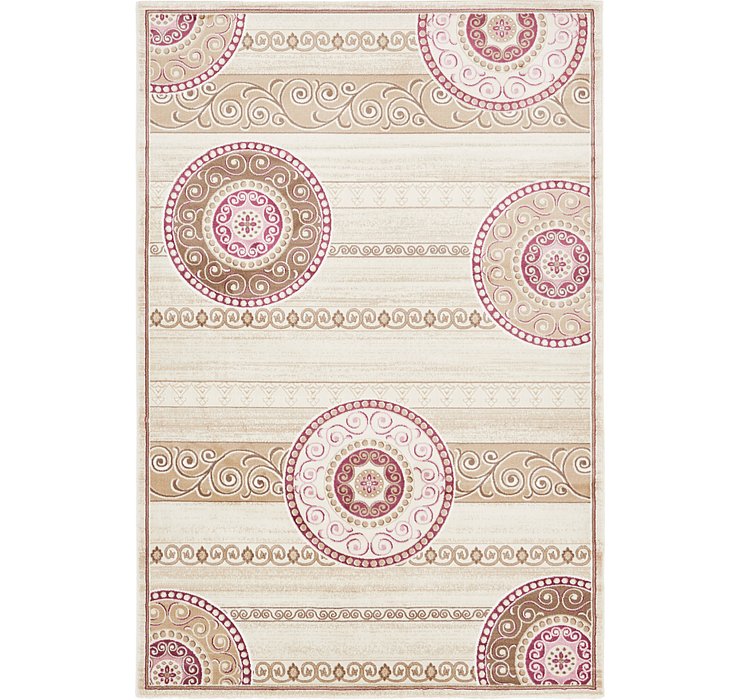 6' 7 x 9' 10 Damask Rug