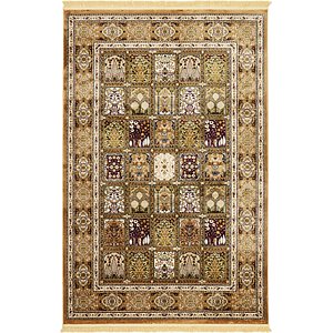 Unique Loom 6' 3 x 9' 9 Tabriz Design Rug